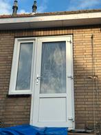 Wit kunststof kozijn met dubbel glas (140x50cm), Ophalen, Gevelraam of Ruit, Minder dan 80 cm, 120 tot 160 cm