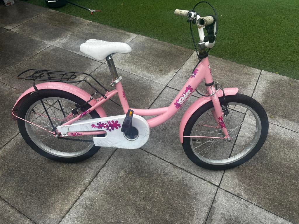 Oefenfiets !, Fietsen en Brommers, Fietsen | Meisjes, Ophalen of Verzenden, Gebruikt, 16 inch, Handrem