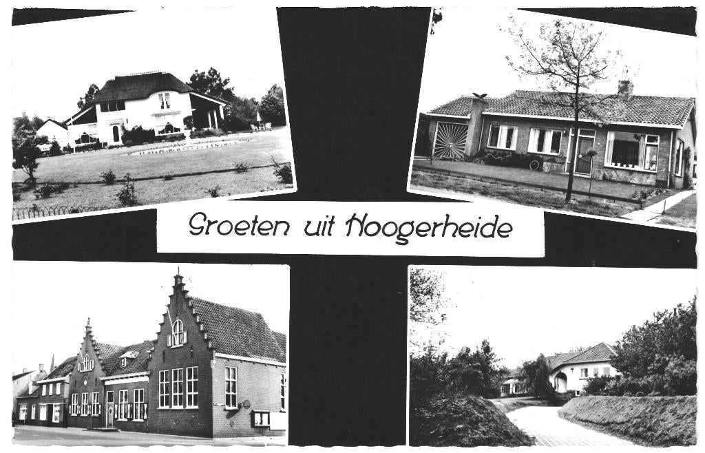 991303 Hoogerheide N Br 1969 Gelopen met postzegel