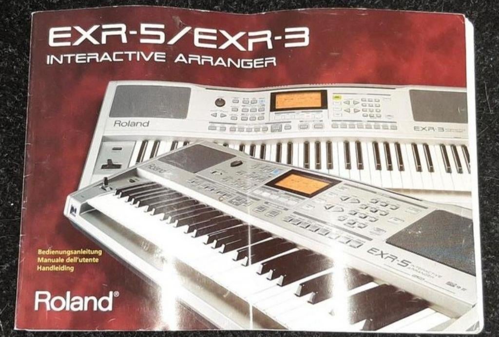 Roland EXR-5 Keyboard met handleiding en accessoires, Ophalen of Verzenden, Zo goed als nieuw, 61 toetsen, Roland