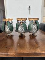 Metalen uilen 25cm, Ophalen of Verzenden