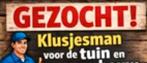 Gezocht tuin tegels 60x60 of groter+ook laten leggen, Tickets en Kaartjes, Eén persoon