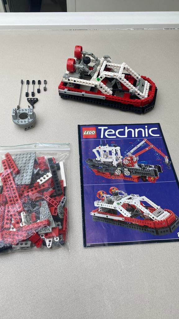 Lego 8839 Technic Hoovercraft Boot, Ophalen of Verzenden, Zo goed als nieuw