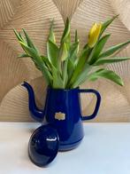 Vintage Emaille Schenkpot - Kobaltblauw - Leuk voor Pasen -, Overige materialen, Gebruikt, Overige typen, Ophalen of Verzenden