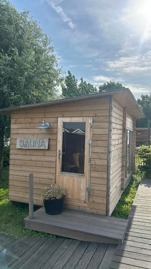6-8 persoons sauna, Sport en Fitness, Sauna, Ophalen, Complete sauna
