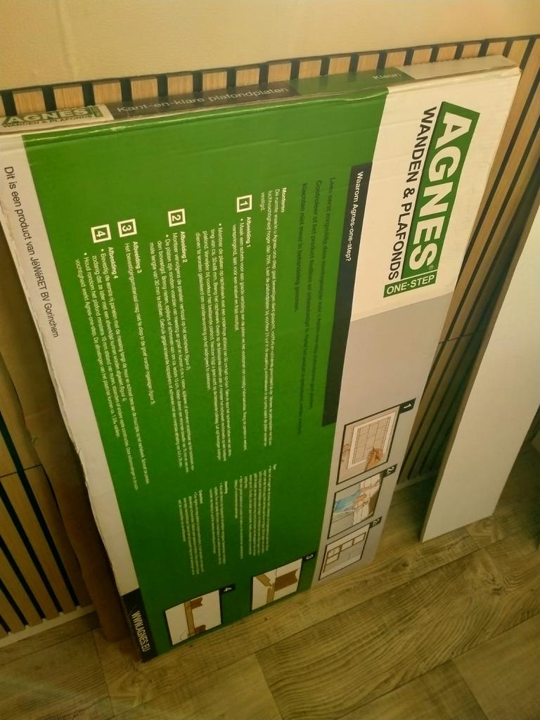 Agnes platen voor wanden en plafonds - Nieuw in verpakking, Doe-het-zelf en Verbouw, Platen en Panelen, Ophalen, Nieuw, Hout, Minder dan 20 mm