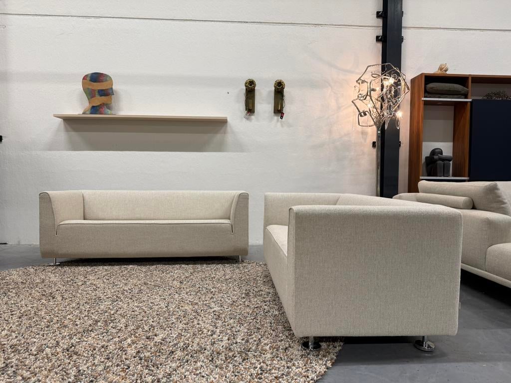 Nieuw Gelderland 4800 2,5 & 2 zits Stof moss Design Bankstel, 150 tot 200 cm, 75 tot 100 cm, Rechte bank, Gelderland