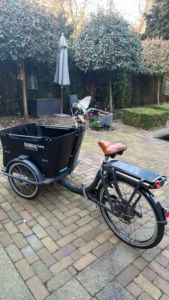 Elektrische Babboe bakfiets Curve-E - goedgekeurd, Fietsen en Brommers, Fietsen | Bakfietsen, Gebruikt, Overige merken, 4 kinderen of meer