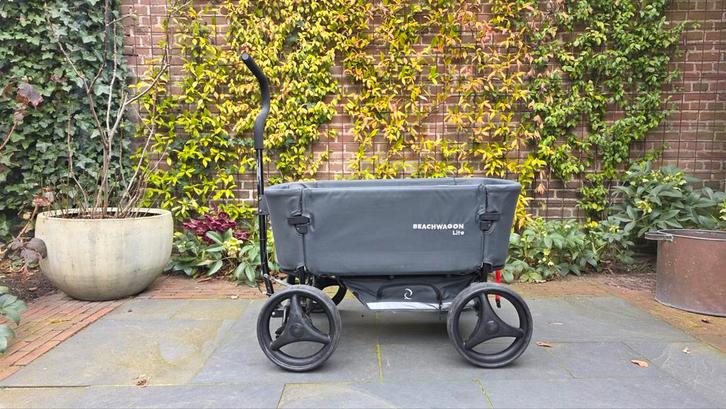 Beachwagon bolderkar, donkergrijs, Caravans en Kamperen, Bolderkarren, Ophalen