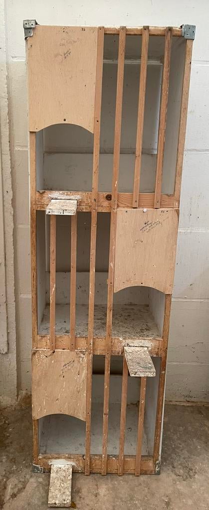 Duivenhok, Dieren en Toebehoren, Vogels | Hokken en Kooien, Ophalen, Gebruikt, Hout, Broedkooi of Kweekkooi