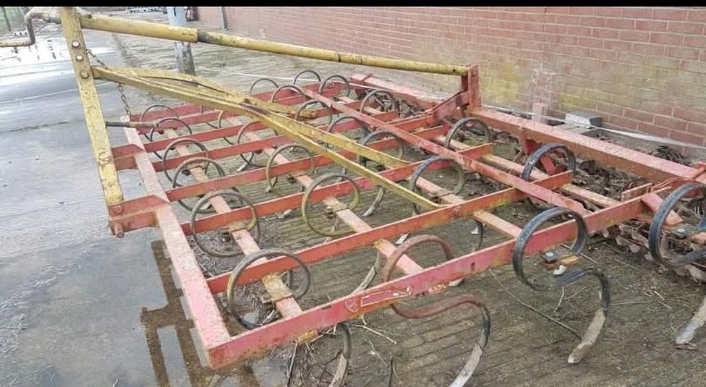 Cullivator met verkruimerrol +grashark, Ophalen of Verzenden, Akkerbouw, Grondbewerking