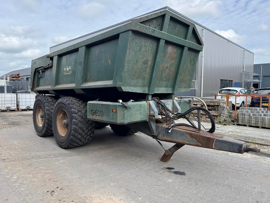 Geco 12 kuub 20 tons Dumper kipper grondkipper, Ophalen, Akkerbouw, Transport