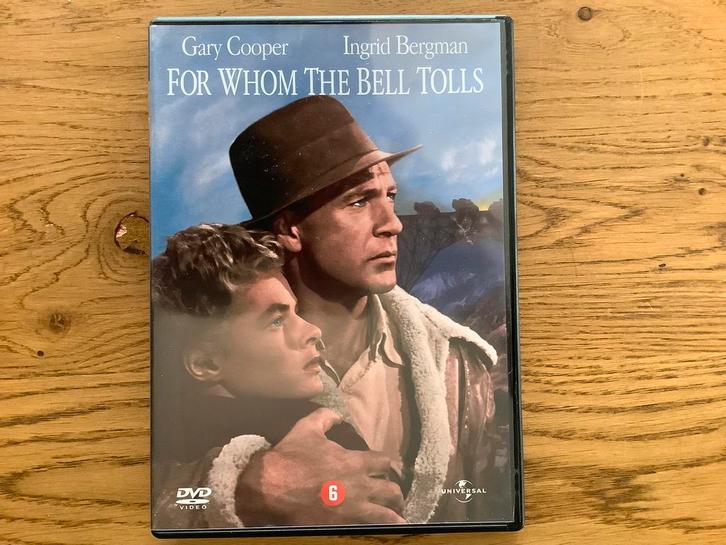 16) For Whom the Bell Tolls, Gary Cooper & Ingrid Bergman., Cd's en Dvd's, Dvd's | Klassiekers, Zo goed als nieuw, Alle leeftijden