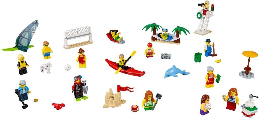 60153 - City: People Pack - Fun at the Beach, Kinderen en Baby's, Speelgoed | Duplo en Lego, Hello@support.lego.com, Lego, Nieuw