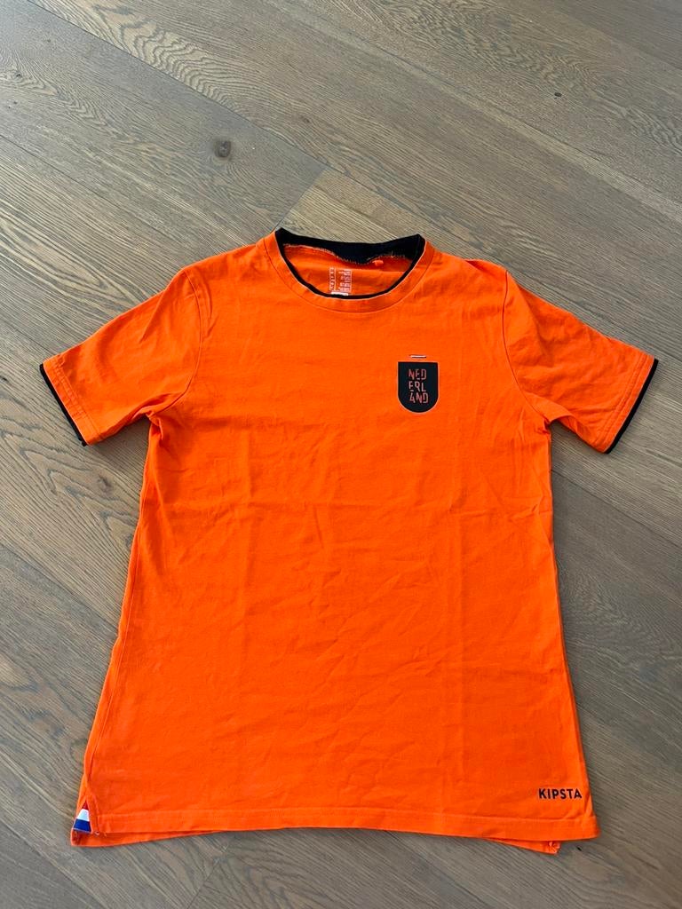 Oranje shirt van de Decathlon, 12-13 jaar, Kinderen en Baby's, Ophalen of Verzenden, Zo goed als nieuw, Jongen of Meisje, Shirt of Longsleeve