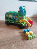 VTECH Sorteer en leer recycletruck, Ophalen, Zo goed als nieuw, Met geluid