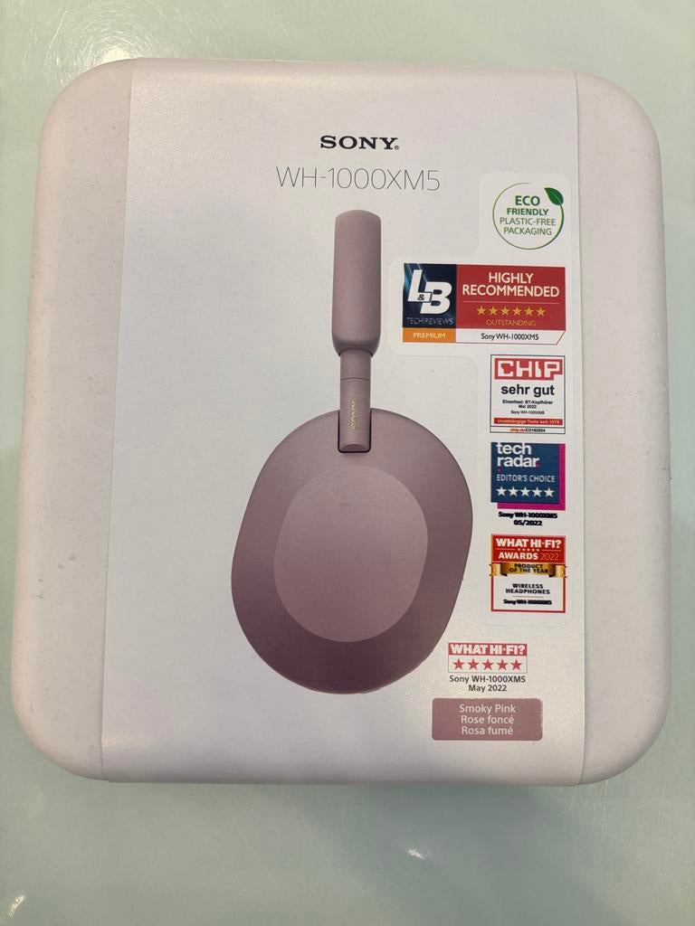 Sony WH-1000XM5 Hard Case Roze/Pink, Ophalen of Verzenden, Nieuw, Sony