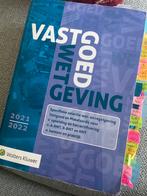 Vastgoed Wetgeving 2021-2022 Wolters Kluwer, Boeken, Ophalen of Verzenden, Gamma, Gelezen, HBO