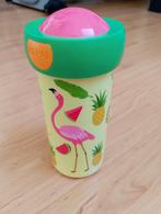 Mepal schoolbeker flamingo - zo goed als nieuw., Ophalen, Zo goed als nieuw