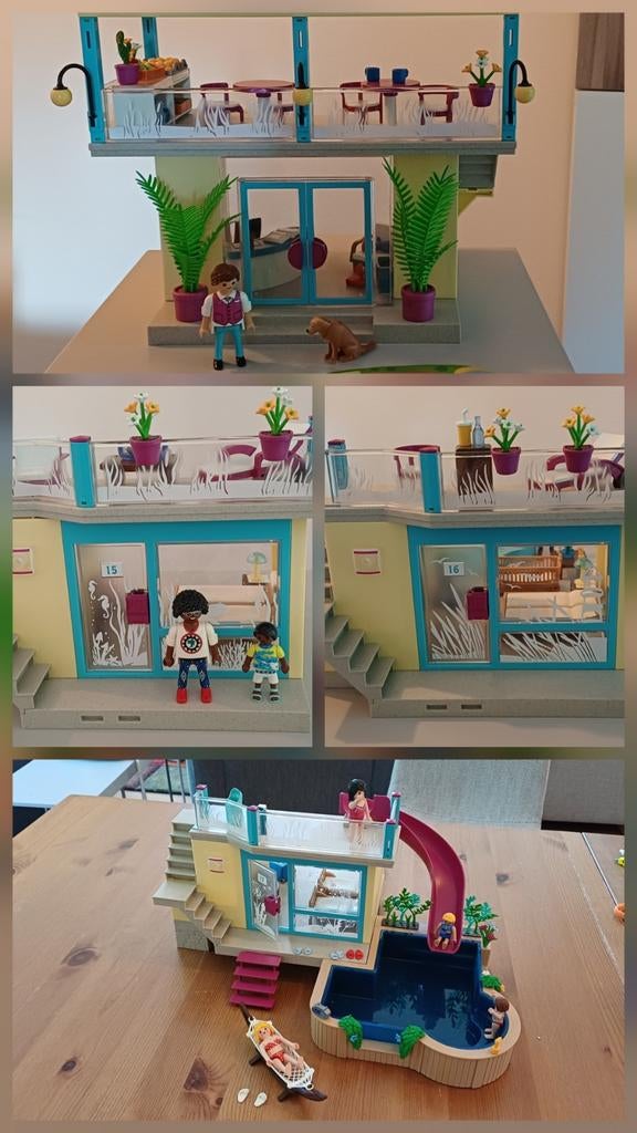 Playmobil beach resort 70434 en 70435 ingericht, Ophalen of Verzenden