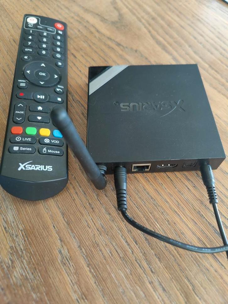 Xsarius Avant 2+ Ultra IPTV Box - Zo goed als nieuw, Audio, Tv en Foto, Mediaspelers, Zo goed als nieuw, Zonder harde schijf, HDMI