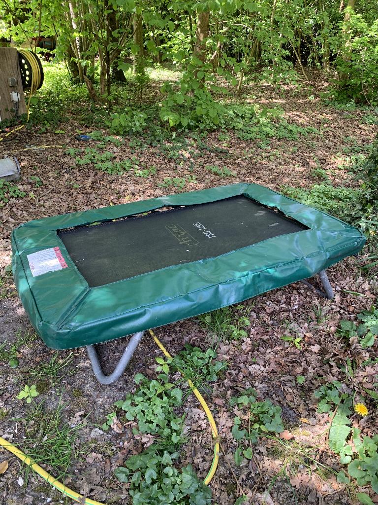 Avyna Pro-Line Mini Trampoline Groen 150x100, Kinderen en Baby's, Speelgoed | Buiten | Trampolines, Ophalen, Gebruikt