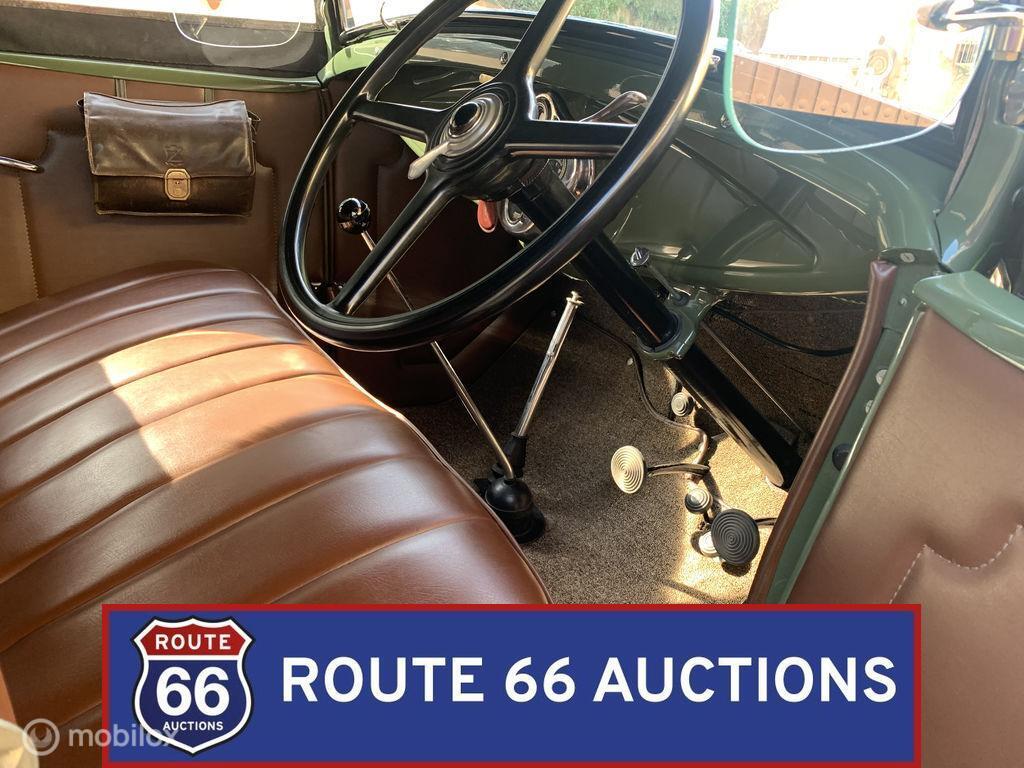 Ford Model A Phaeton Cabriolet | 1930 | Route 66 Auctions, Auto's, Oldtimers, Overige carrosserieën, Zwart, Bedrijf, Handgeschakeld