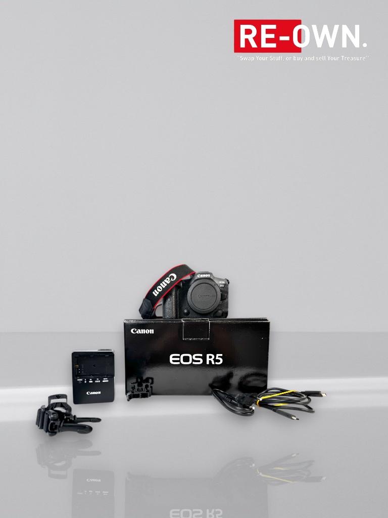 Canon EOS R5 body (topstaat + doos + garantie), Audio, Tv en Foto, Fotocamera's Digitaal, Zo goed als nieuw, Compact, Canon, Geen optische zoom