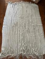 ZGAN !!!!! Beige plaid met relief Moltex 170 x 120 cm, Ophalen of Verzenden, Zo goed als nieuw