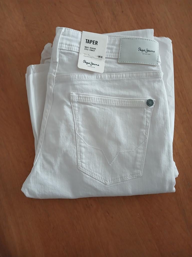 Pepe Jeans 30/32, Kleding | Heren, Wit, Nieuw, W32 (confectie 46) of kleiner, Ophalen of Verzenden
