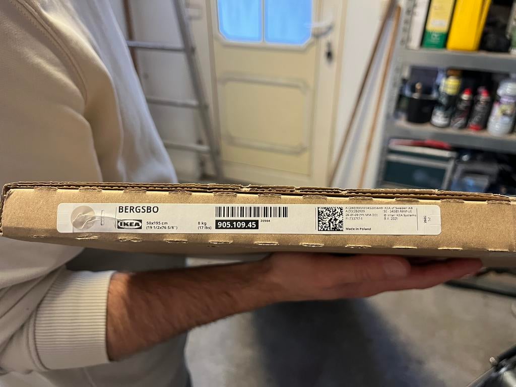 Nieuw in doos Ikea Bergsbo kastdeur grijsbeige, Ophalen, Zo goed als nieuw, 25 tot 50 cm, Minder dan 100 cm