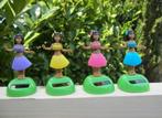 Set van 4 Solar Hula Danseressen - Hawaiiaanse Decoratie, Ophalen of Verzenden, Zo goed als nieuw