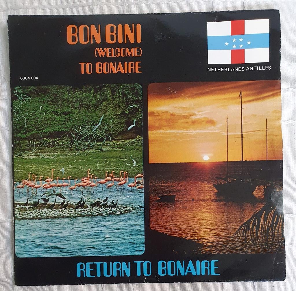 Vinyl 7" Humberto Nivi - Bon bini to Bonaire, Cd's en Dvd's, Vinyl Singles, Latin en Salsa, Verzenden, 7 inch, Single