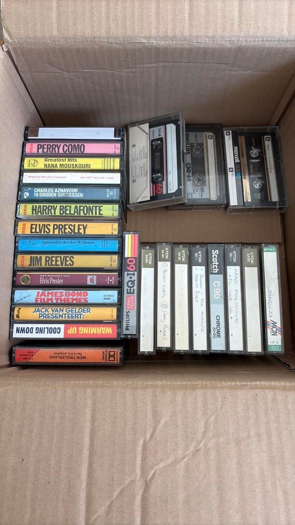 Verzameling cassettebandjes, Cd's en Dvd's, Cassettebandjes, Ophalen of Verzenden, Gebruikt, Overige genres, 2 t/m 25 bandjes