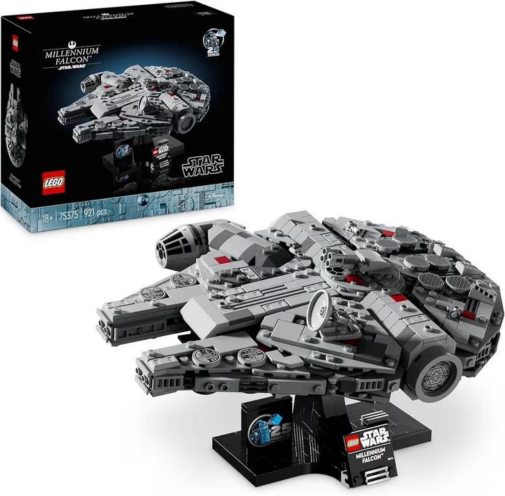 LEGO Star Wars Millennium Falcon 25th Anniversary 75375, Kinderen en Baby's, Speelgoed | Duplo en Lego, Zo goed als nieuw, Lego