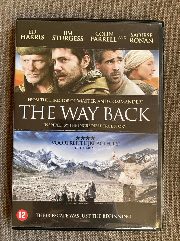 The Way Back - dvd, Cd's en Dvd's, Dvd's | Drama, Zo goed als nieuw, Waargebeurd drama, Vanaf 12 jaar, Ophalen of Verzenden