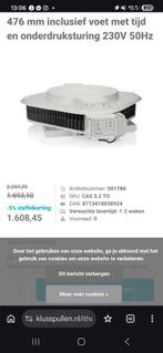 CAS Dakventilator 476mm met tijd en onderdruksturing, Ophalen of Verzenden, Nieuw, Ventilator en Afzuiger