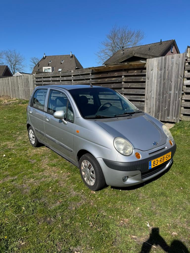 Chevrolet Matiz 1.0 2005 Grijs, Auto's, Voorwielaandrijving, 15 km/l, 64 pk, 771 kg