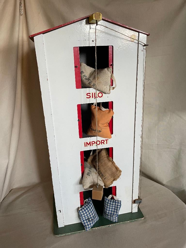 Vintage houten silo van Wico jaren 60, Ophalen of Verzenden, Gebruikt, Overige typen