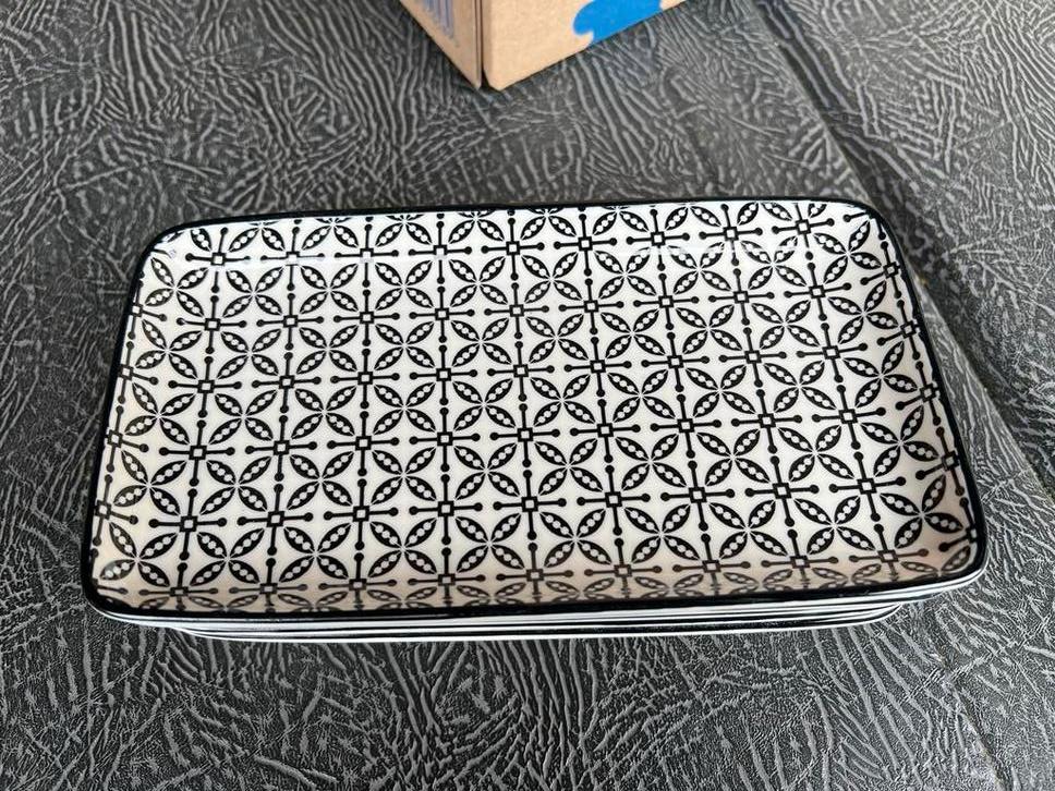 Oosters patroon bordjes - Orient 5 stuks €5,-, Gebruikt, Keramiek, Ophalen of Verzenden, Bord(en)