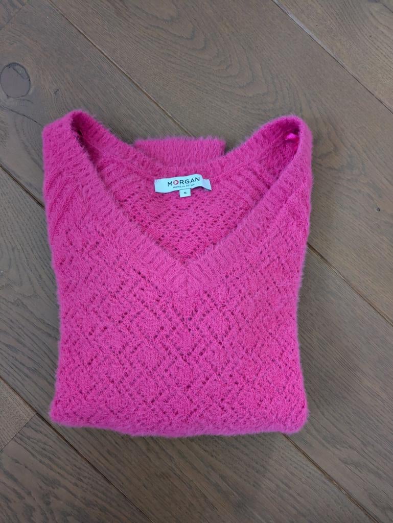 Morgan fluffy trui, frisse roze kleur, maat S, Kleding | Dames, Ophalen of Verzenden