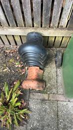 Nokvorsten zwart donkergrijs fabrikant onbekend, Ophalen, Gebruikt, Steen of Klei, Zwart