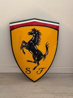 Ferrari Schild Bord Embleem, Verzamelen, Automerken, Motoren en Formule 1, Ophalen of Verzenden, Gebruikt, Auto's