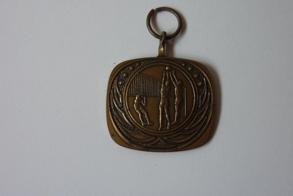 vintage medaille volleybal 3e prijs '74, Ophalen of Verzenden, Overige materialen, Nederland