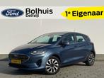 Ford Fiesta EcoBoost Hybrid 125 pk Titanium | LED | Climate, Voorwielaandrijving, Gebruikt, 1133 kg, Blauw