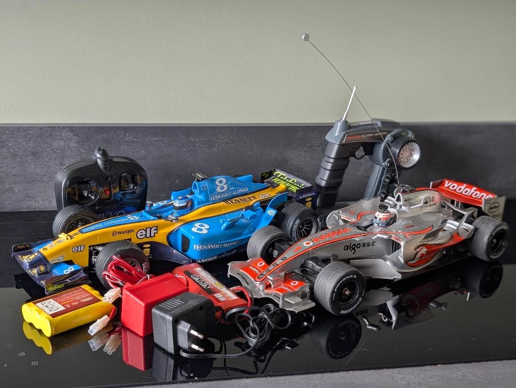 Nikko RC auto's Fernando Alonso, Ophalen of Verzenden, Gebruikt, Schaal 1:10, Auto onroad