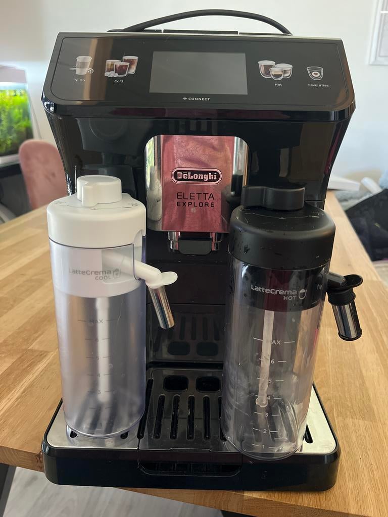 De'Longhi Eletta Explore - Warme & Koude Dranken, Ophalen, Zo goed als nieuw, Koffiemachine, Koffiebonen