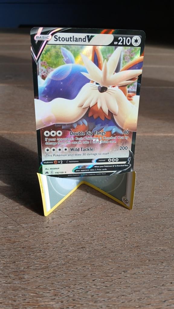 Pokémon kaart Stoutland V 116/159, Ophalen of Verzenden