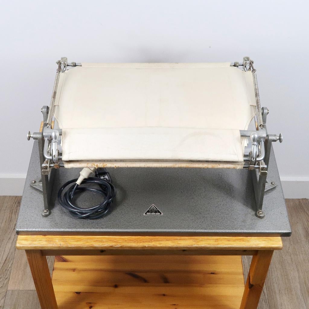 Büscher droog- en glanspers max. 30x40cm met 2x glansplaat, Ophalen, Gebruikt, Doka-onderdelen