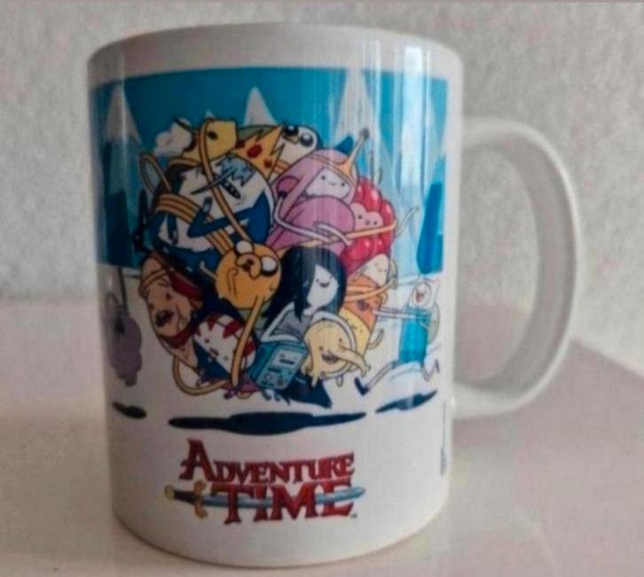 Beker Cartoon Network Adventure Time, Huis en Inrichting, Keuken | Servies, Zo goed als nieuw, Kop(pen) en/of Schotel(s), Overige stijlen